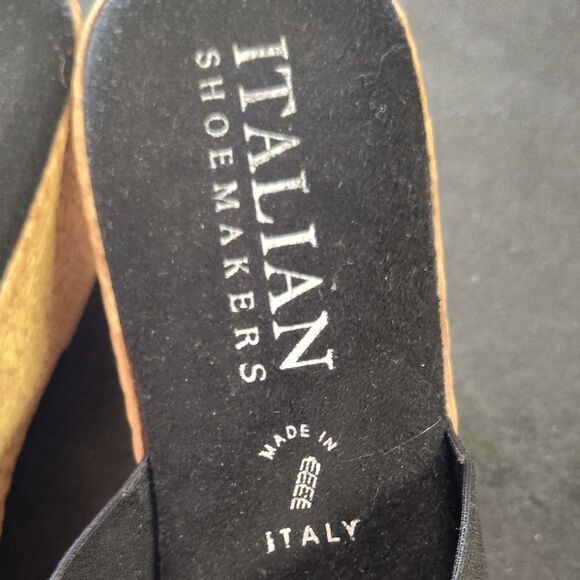 Italian Shoemakers Black Mules for Effortless Elegance - Picture 2 of 6